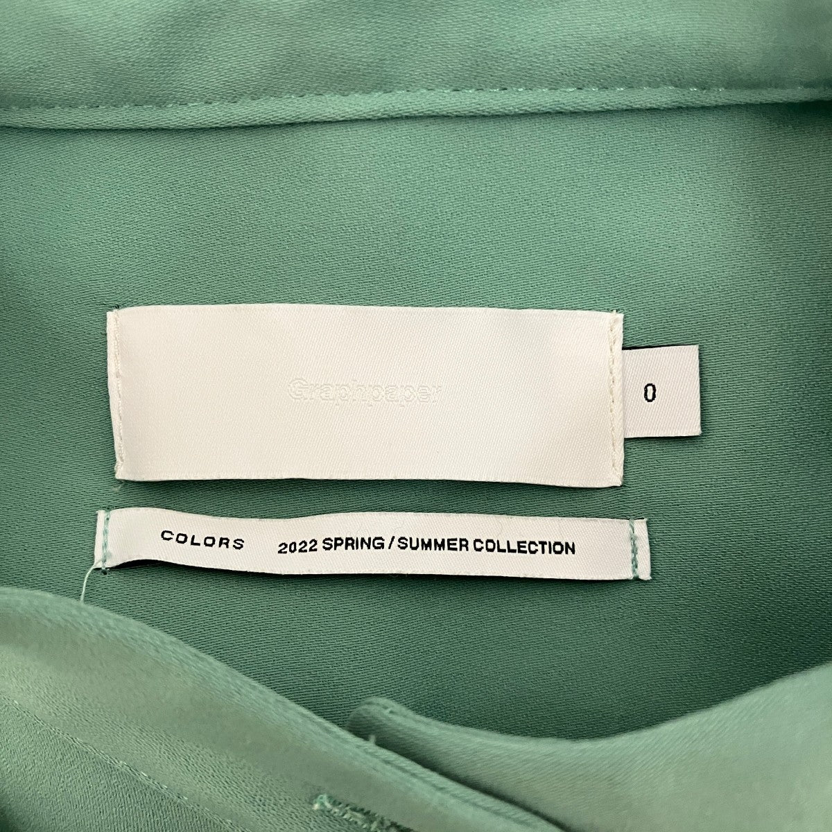 Graphpaper 22SS【SATIN BAND COLLAR DRESS】ワンピースGL221-60157 古着・中古-7枚目のアイテム画像