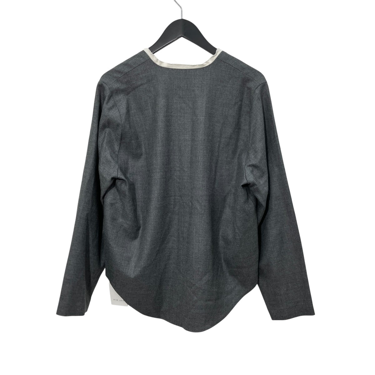 Wool Saxony U Curve TopsUネックカットソー460IAL30-1111