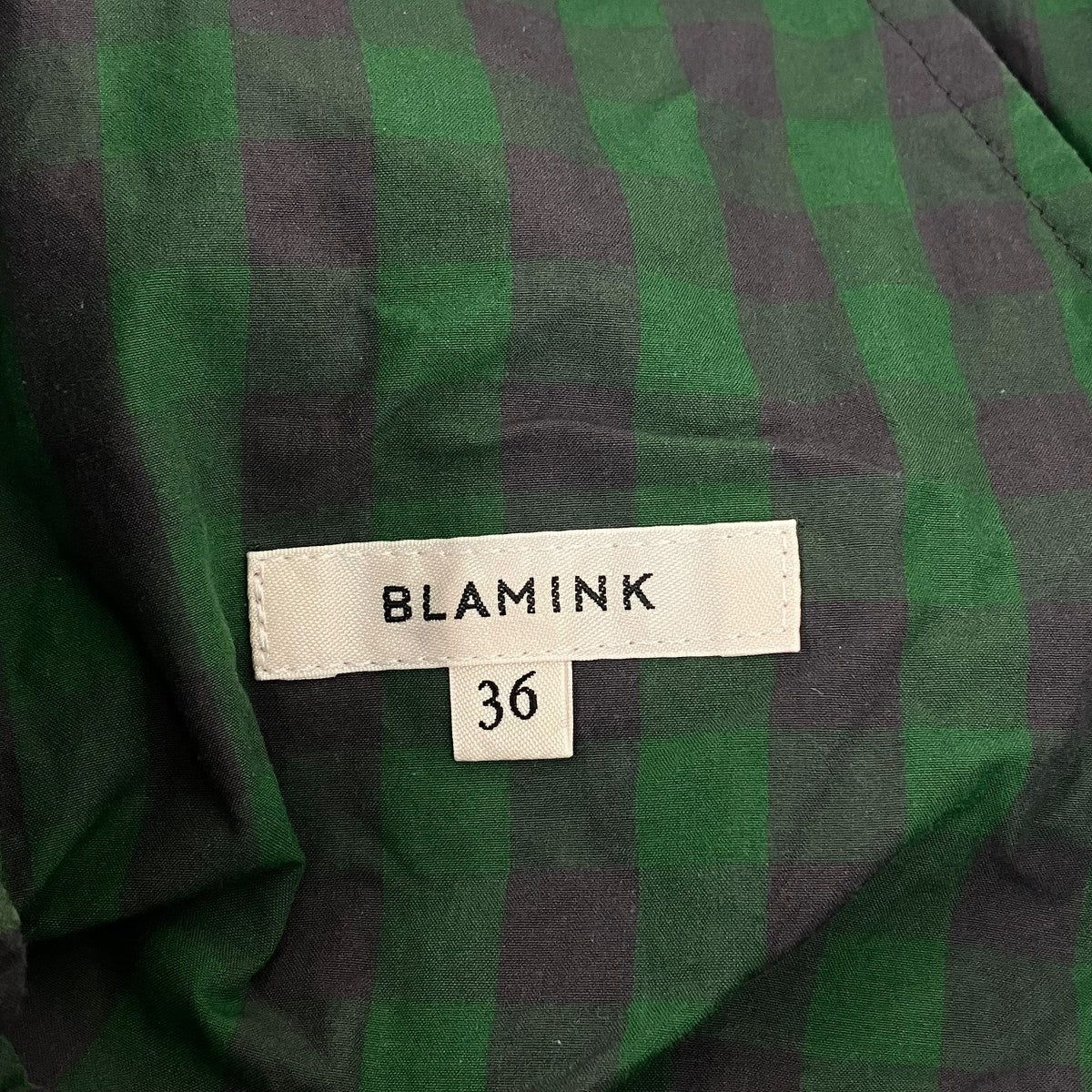 BLAMINK ブロックチェックセンタープレス ワイドパンツ7914-230-0330 古着・中古-8枚目のアイテム画像