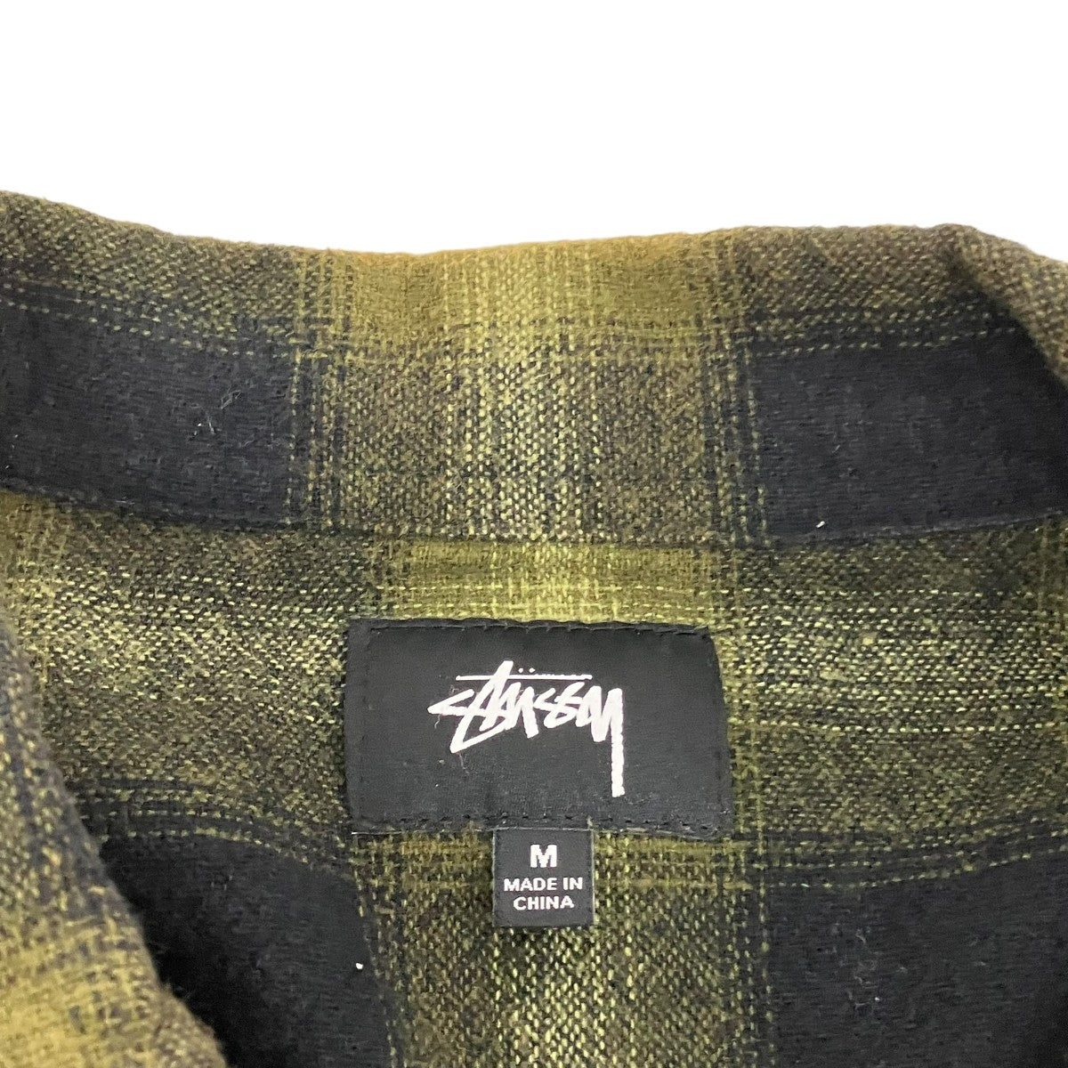 stussy Zip Up Shadow Plaid shirtオンブレチェックジップアップジャケット 古着・中古-5枚目のアイテム画像