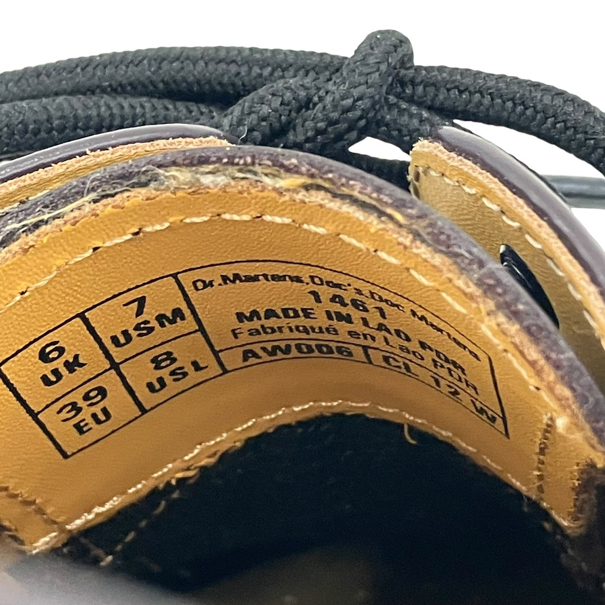 Dr．Martens 1461Z DMC 3EYE SHOEレザーシューズ 古着・中古-9枚目のアイテム画像