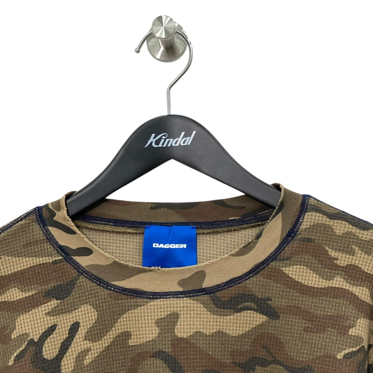 DAGGER TAKING THE MICKEY CAMO LSカモフラージュサーマルカットソー 古着・中古-3枚目のアイテム画像