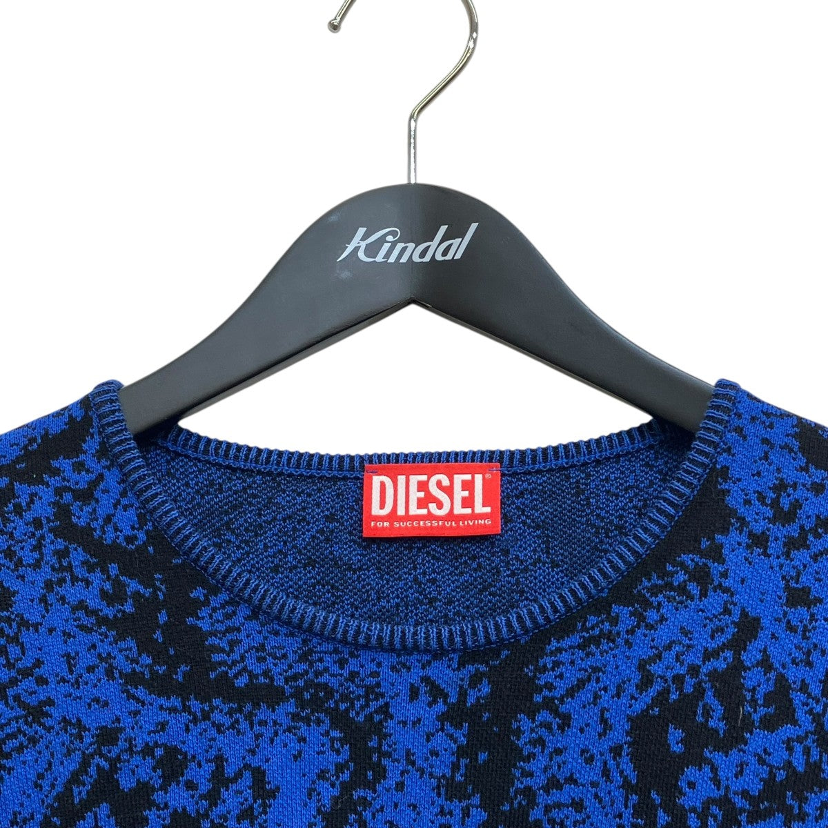 DIESEL K-MASTICE ジャガードコットンクルーネックニットA17551 古着・中古-3枚目のアイテム画像