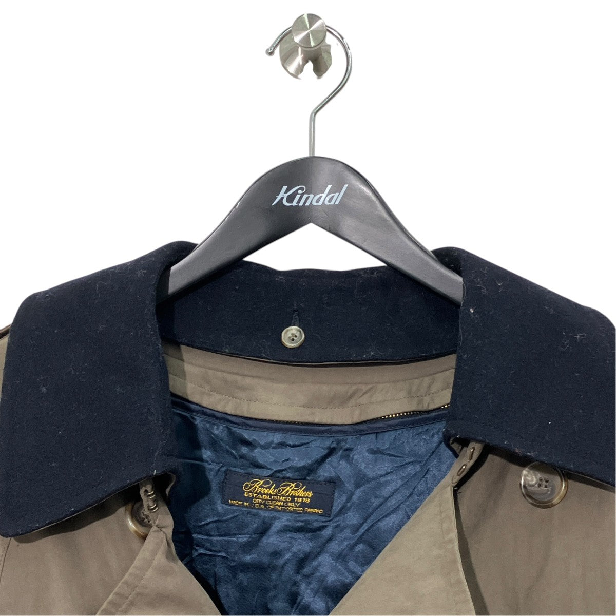 BROOKS BROTHERS MADE IN USAトレンチコート 古着・中古-3枚目のアイテム画像