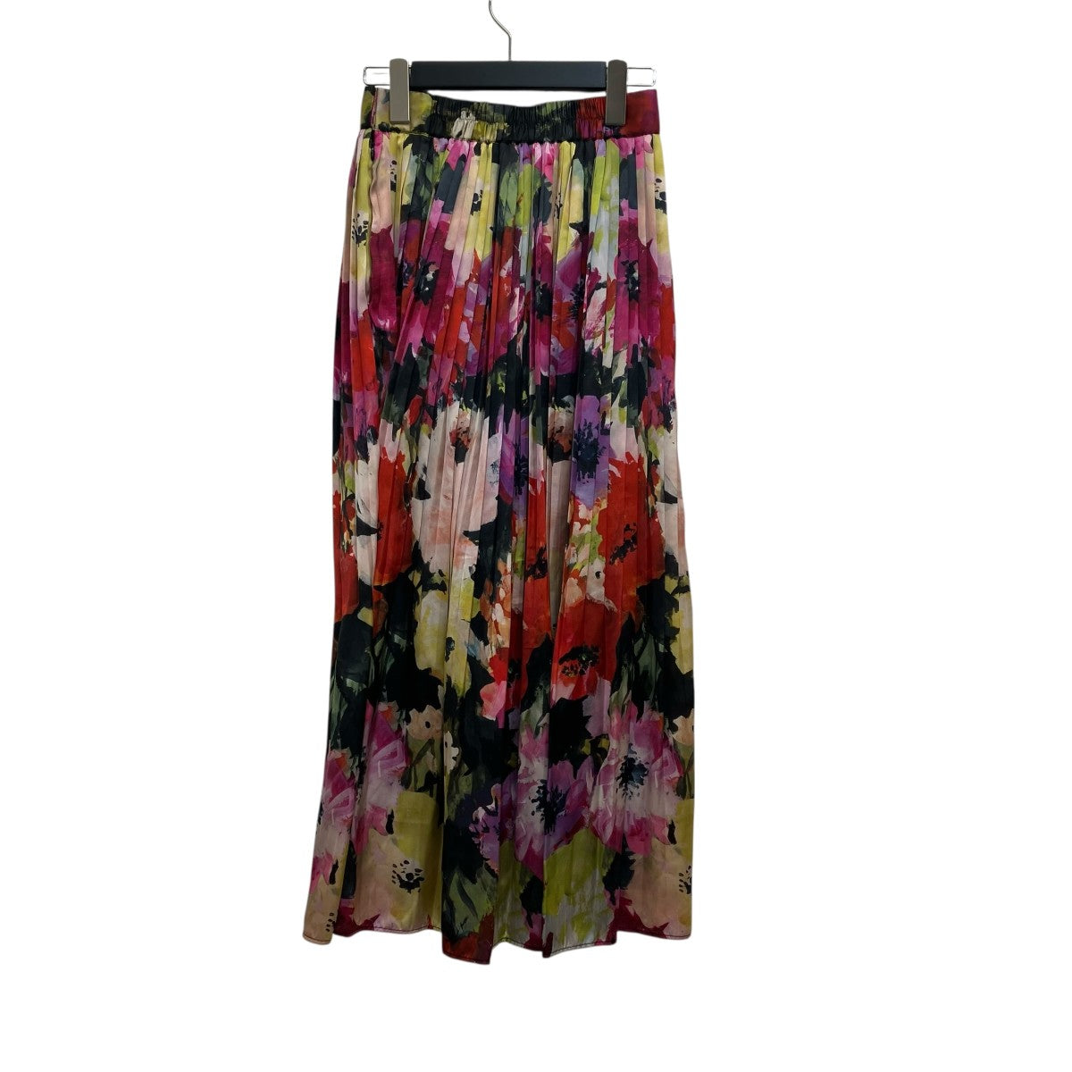 DOUBLE STANDARD CLOTHING 24SSFLOWER PRINT SKIRT MIXプリーツスカート0202-161-241A 古着・中古-2枚目のアイテム画像