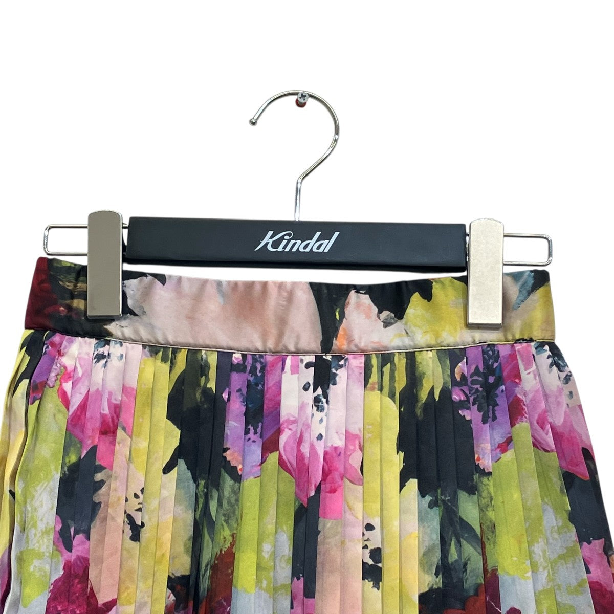 DOUBLE STANDARD CLOTHING 24SSFLOWER PRINT SKIRT MIXプリーツスカート0202-161-241A 古着・中古-3枚目のアイテム画像
