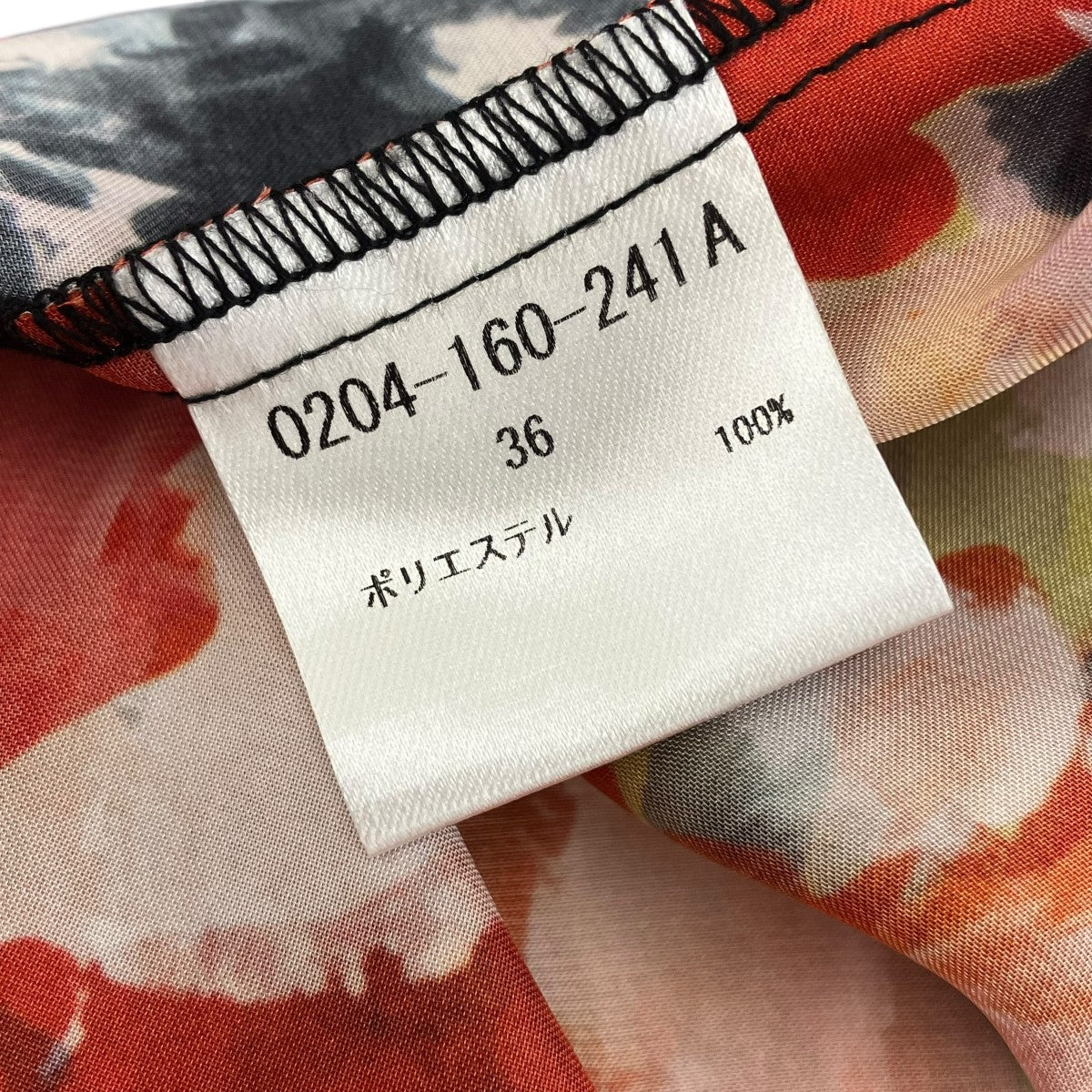 DOUBLE STANDARD CLOTHING 24SSFloral Print Satin Blouseフラワープリントサテンブラウス0204-160-241A 古着・中古-5枚目のアイテム画像