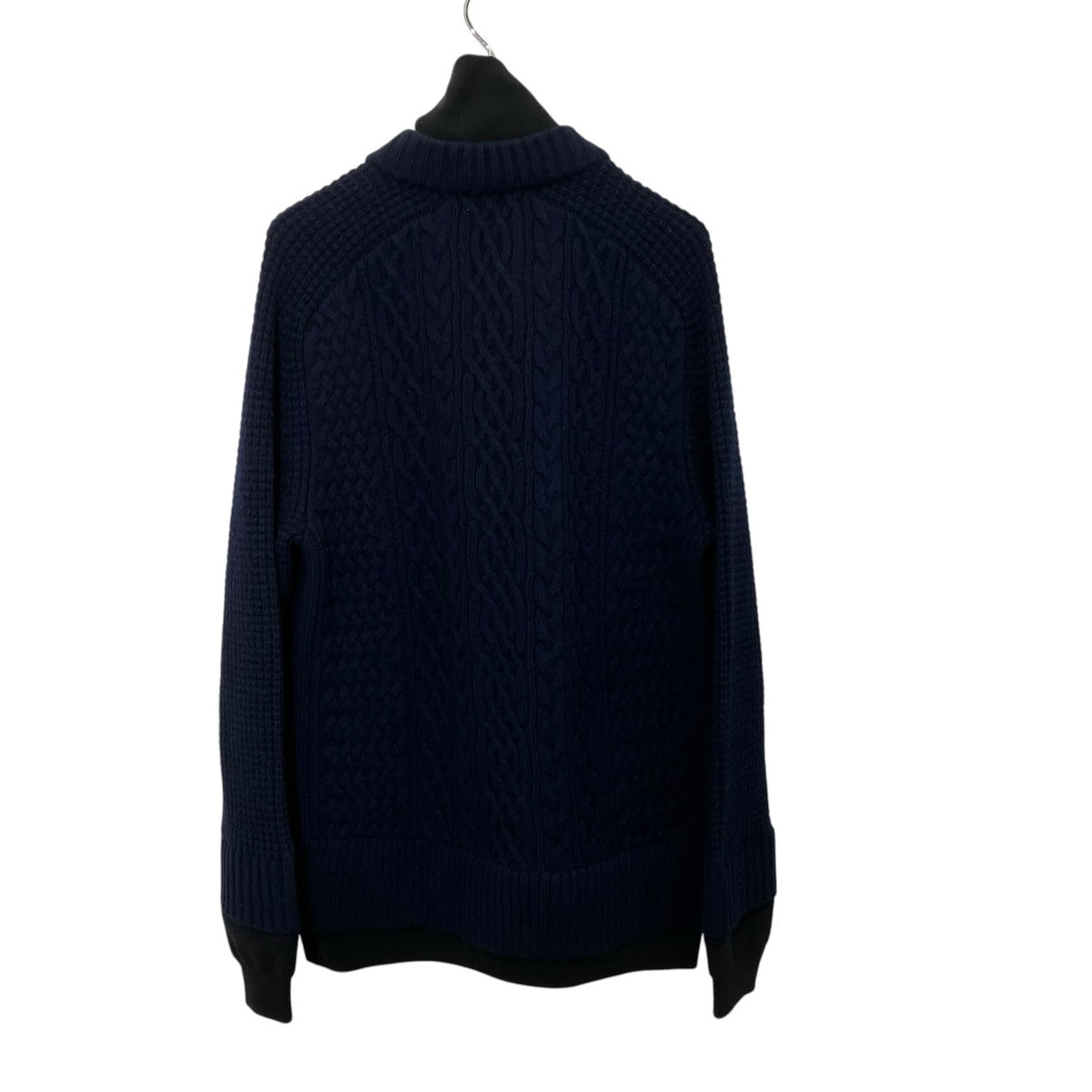 sacai Cable Knit Cardiganケーブルニットカーディガン16-01164M 古着・中古-2枚目のアイテム画像