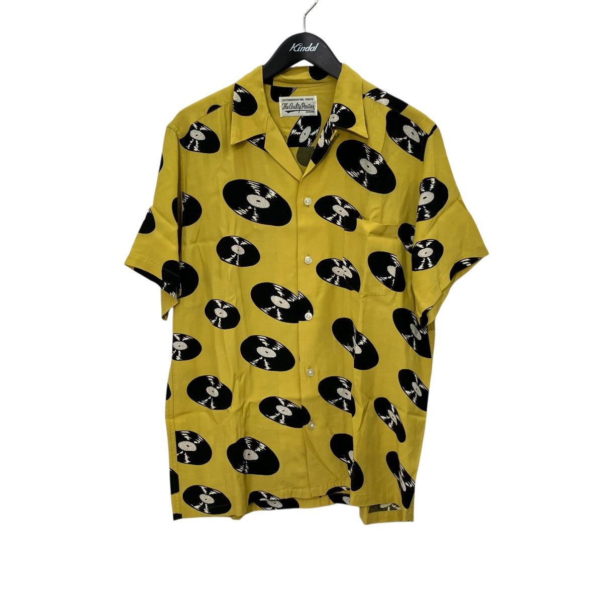 WACKO MARIA RECORD S S HAWAIIAN SHIRTオープンカラーシャツ 古着・中古-1枚目のアイテム画像
