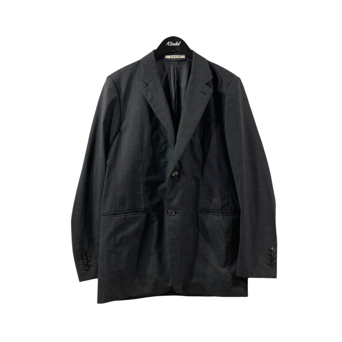 AURALEE SUPER FINE TROPICAL WOOL JACKETテーラードジャケットA23SJ02WT 古着・中古-1枚目のアイテム画像