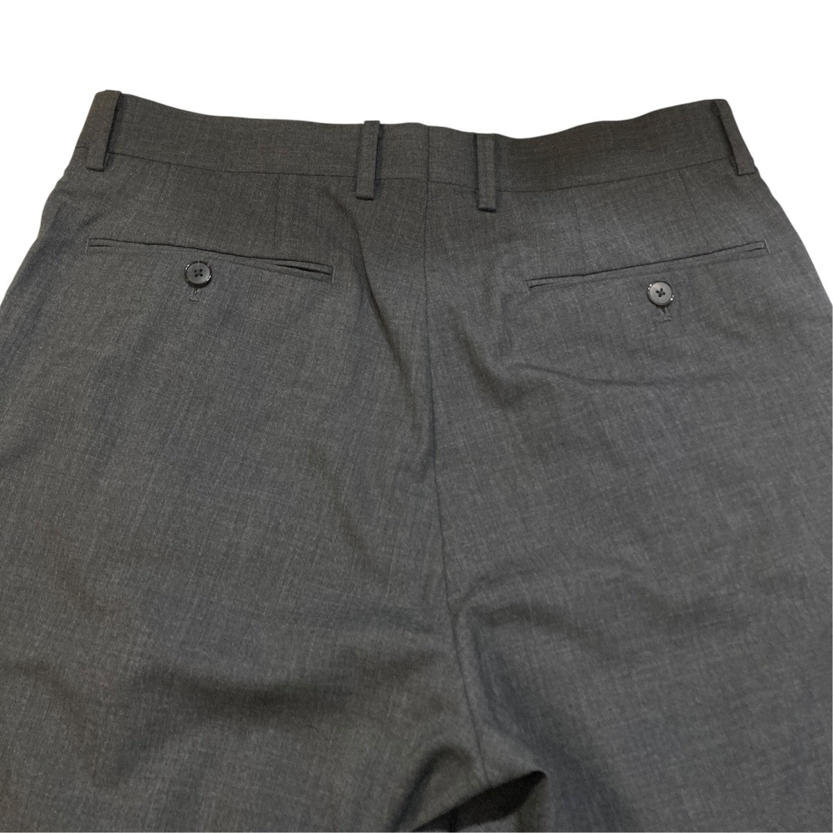 AURALEE SUPER FINE TROPICAL WOOL SLACKSスラックスA23SP04WT 古着・中古-6枚目のアイテム画像