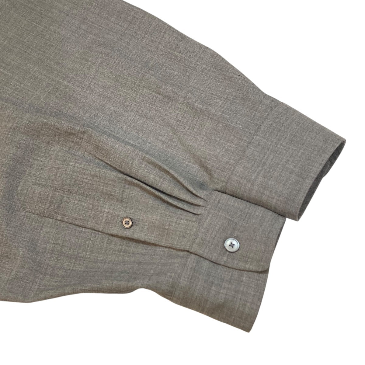 AURALEE(オーラリー) SUPER FINE TROPICAL WOOL SHIRT長袖シャツ