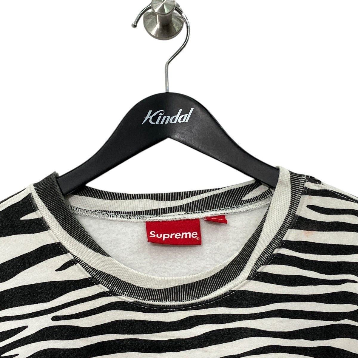 Supreme(シュプリーム) 22FWBox Logo Crewneckゼブラクルーネック