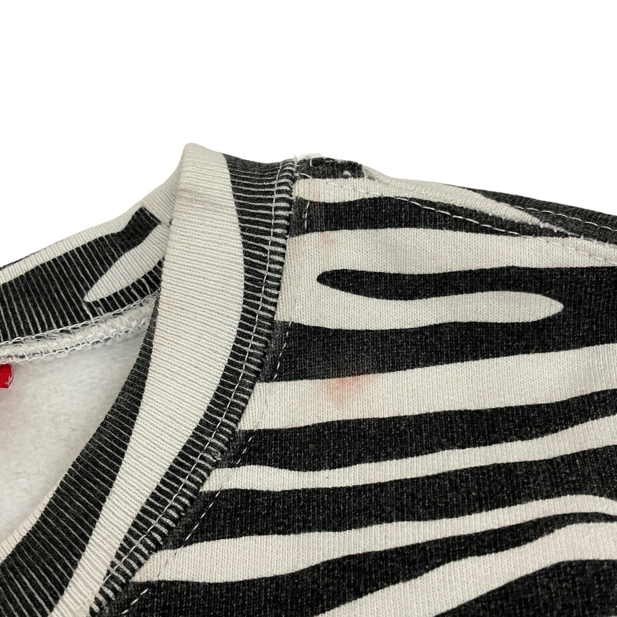22FWBox Logo Crewneckゼブラクルーネックスウェット