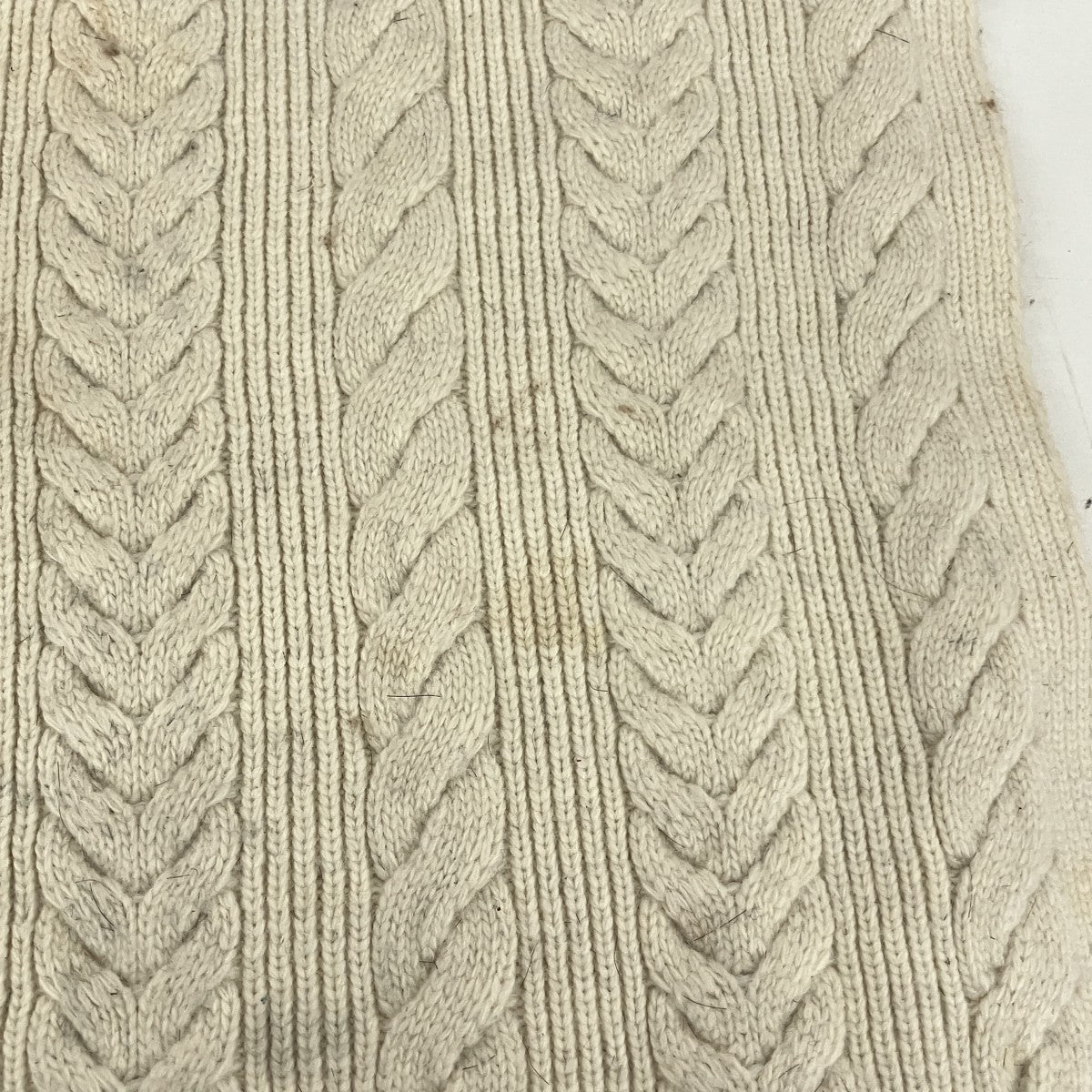 MAISON SPECIAL Cable Fastener Ponchoニットポンチョ21232366101 古着・中古-7枚目のアイテム画像