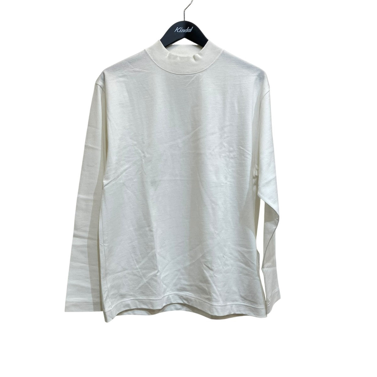 スーピマコットン モックネックロングスリーブＴシャツKKAGSW0035