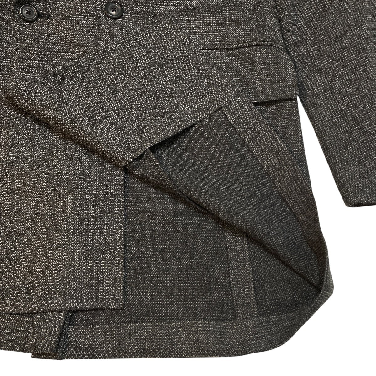 Black TV Static Mouline WoolジャケットM4240SS