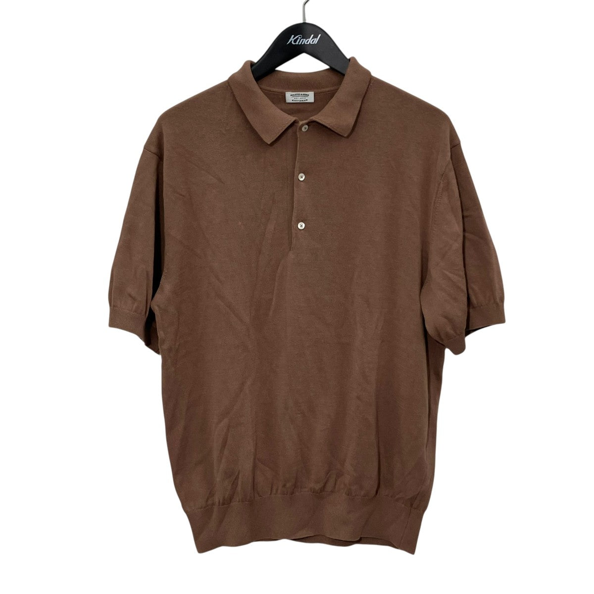 MAATEE＆SONS knit polo shirtニットポロシャツMT3103-0108 古着・中古-1枚目のアイテム画像