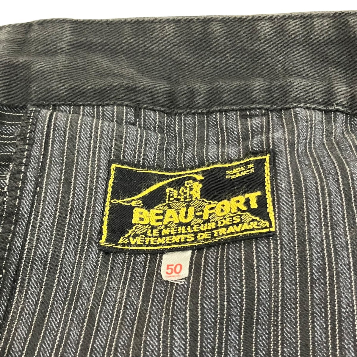 EURO VINTAGE 50s Stripe Trousers Beau Fortストライプパンツ 古着・中古-9枚目のアイテム画像