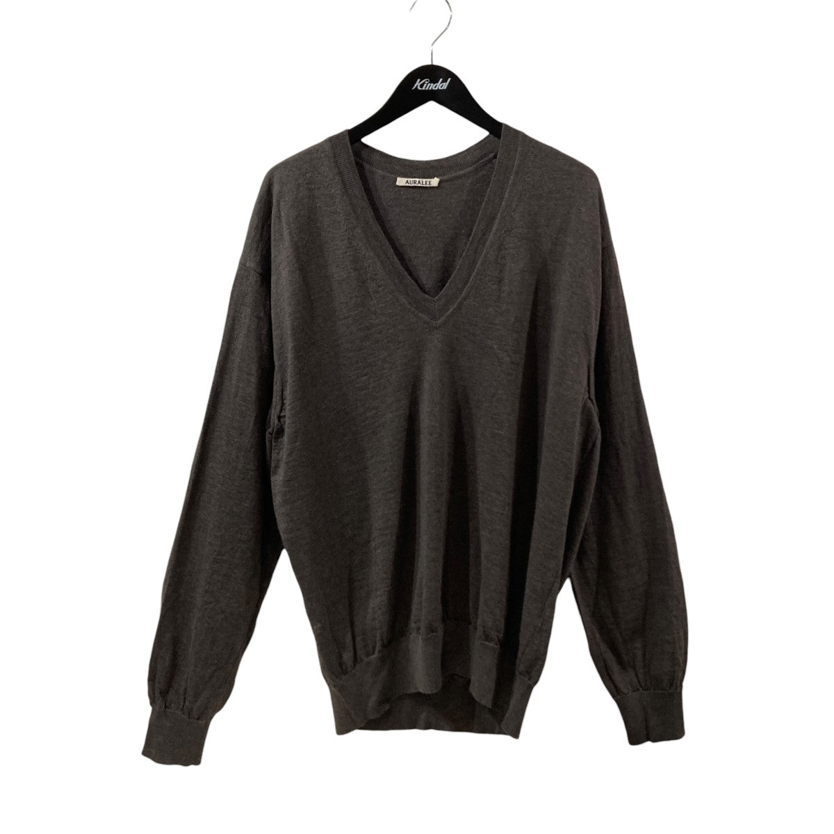 SUPER HIGH GAUGE WOOL KNIT V-NECK P／OウールニットA22AV01HK