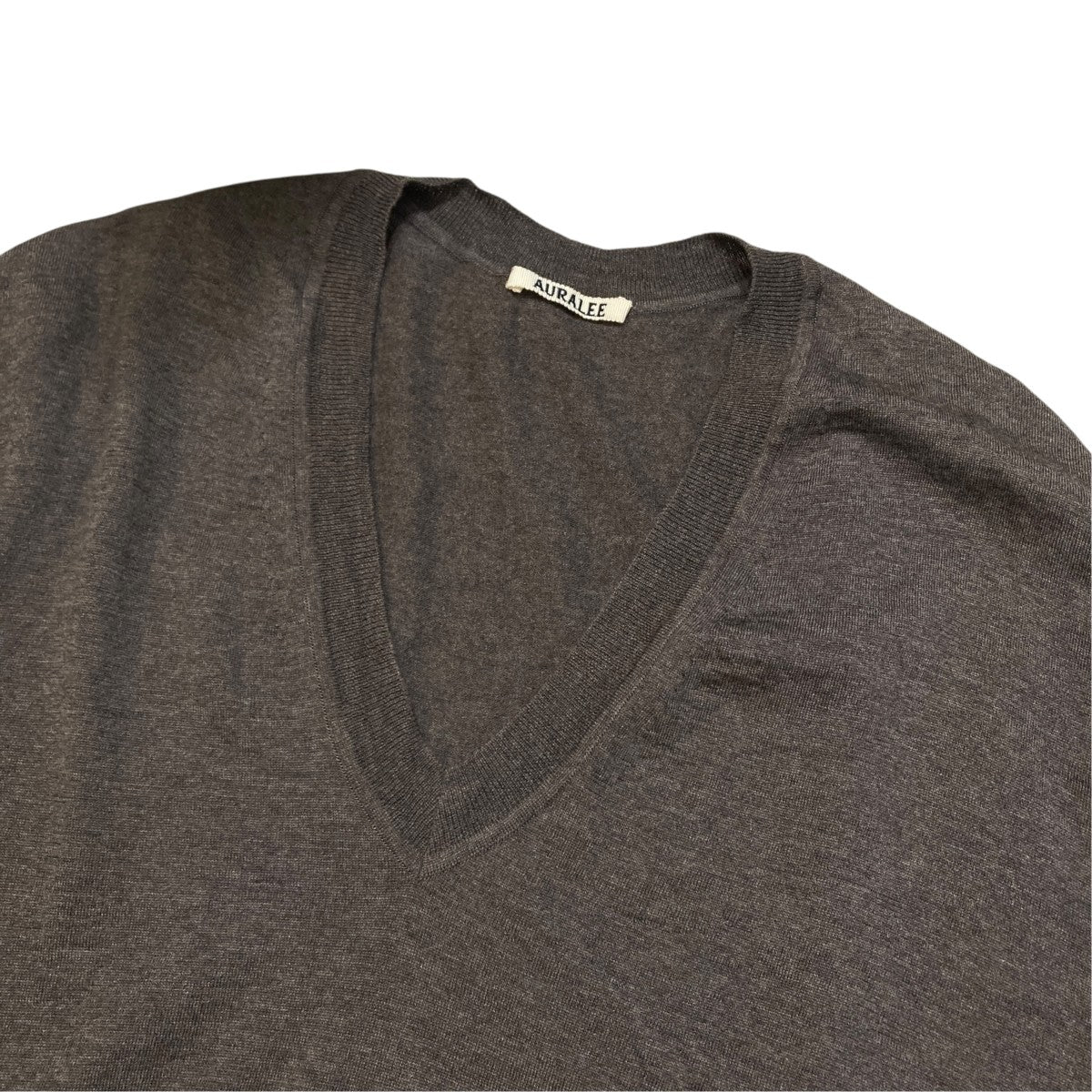 SUPER HIGH GAUGE WOOL KNIT V-NECK P／OウールニットA22AV01HK
