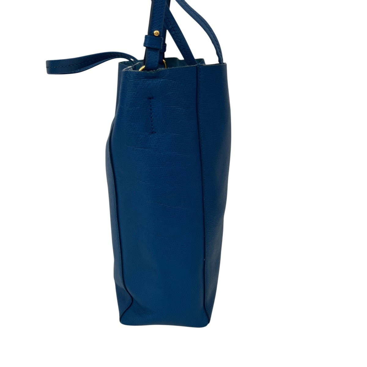 セリーヌ　スモールカバ　ブルー CELINE(セリーヌ) バーティカルカバ スモールトートバッグ ブルー
