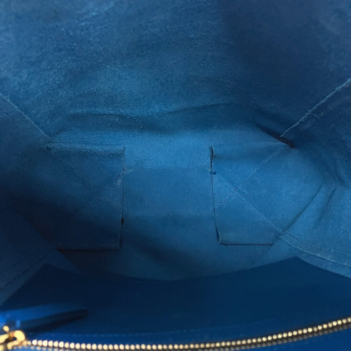 CELINE(セリーヌ) バーティカルカバ スモールトートバッグ ブルー
