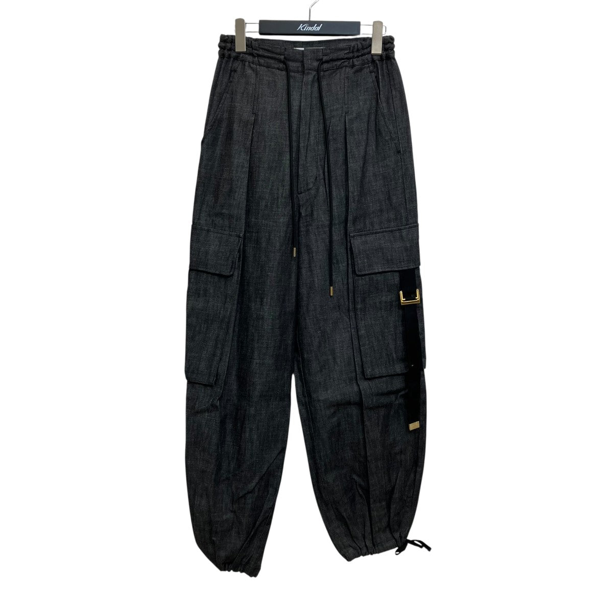 AKIKO AOKI wide work trousersワイドパンツAA24SS-P02-02 古着・中古-1枚目のアイテム画像