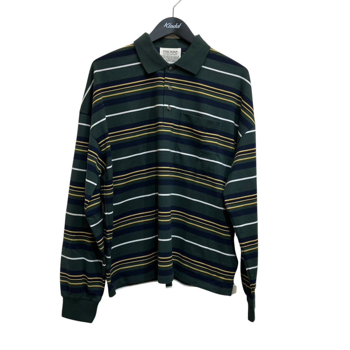 INSCRIRE 長袖ポロシャツI25SS-BC110 古着・中古-1枚目のアイテム画像