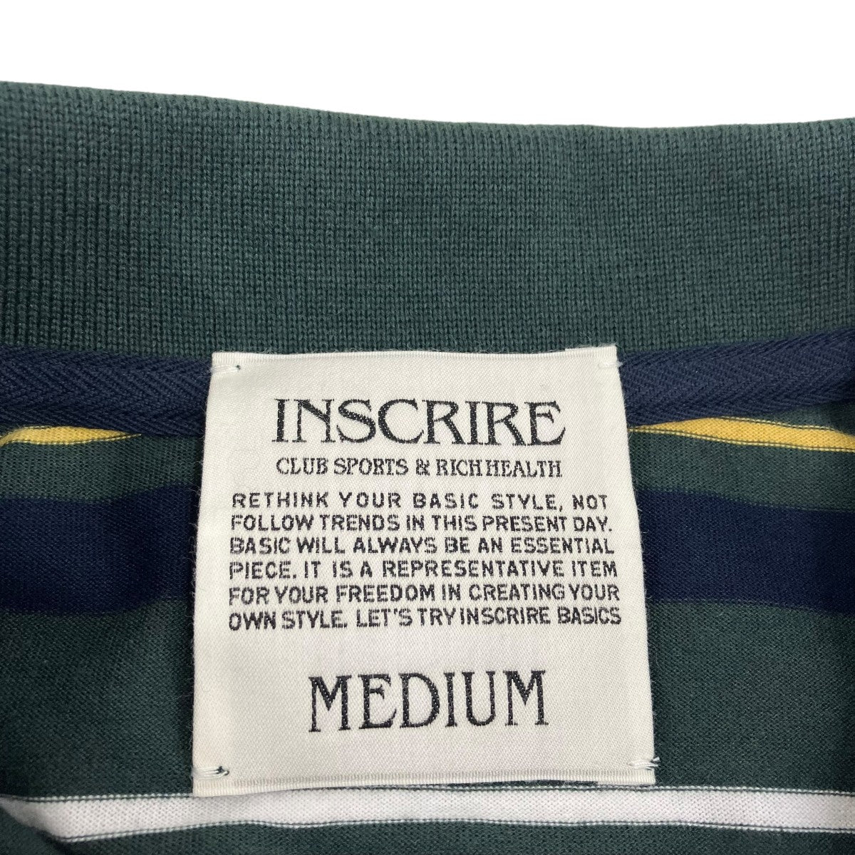 INSCRIRE 長袖ポロシャツI25SS-BC110 古着・中古-5枚目のアイテム画像
