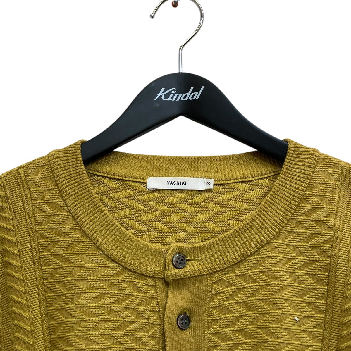 Harukaze Henley KnitプルオーバーニットYSK-23SS-KN13