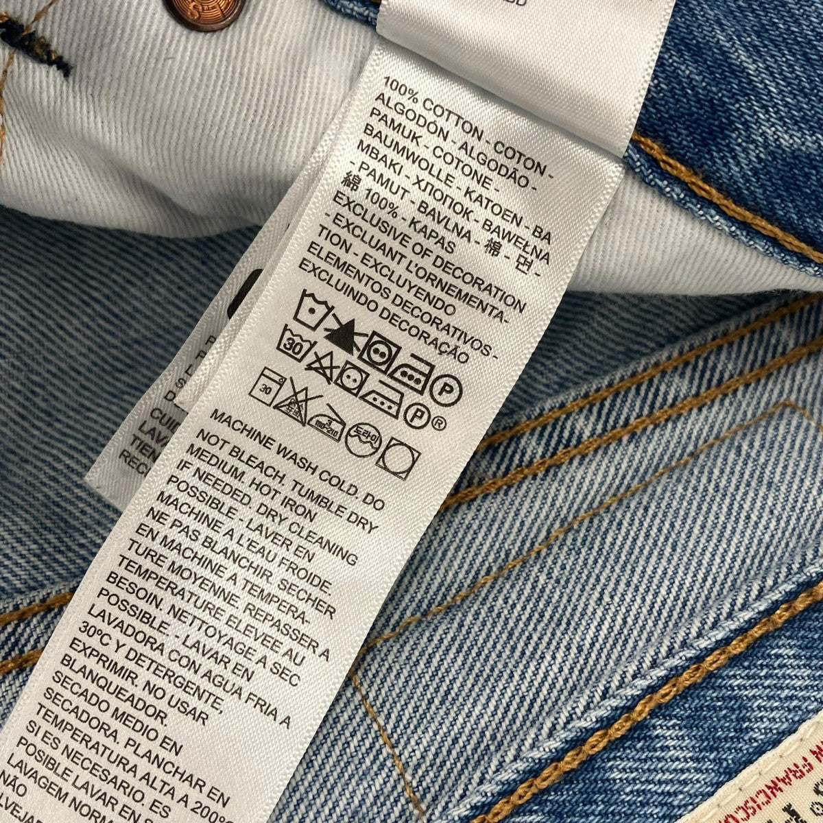 LEVI’S 568 STAY LOOSEデニムパンツ 古着・中古-6枚目のアイテム画像