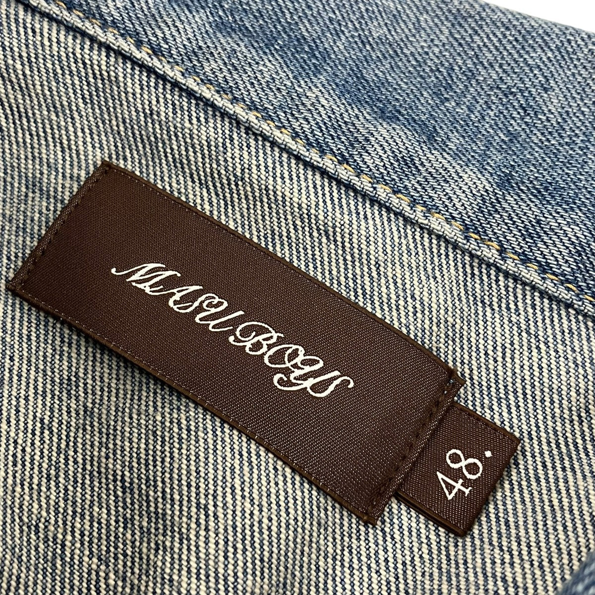 MASU MASU BOYS” EMBLEM DENIM JACKETデニムジャケットB25K6BL001 古着・中古-5枚目のアイテム画像