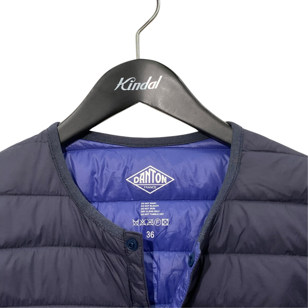 DANTON Crew Neck Inner Down JacketダウンジャケットJD-8748 古着・中古-3枚目のアイテム画像