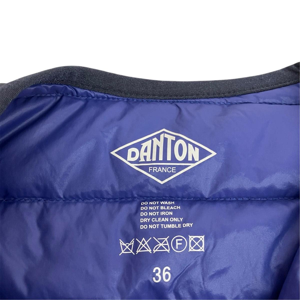 DANTON Crew Neck Inner Down JacketダウンジャケットJD-8748 古着・中古-5枚目のアイテム画像