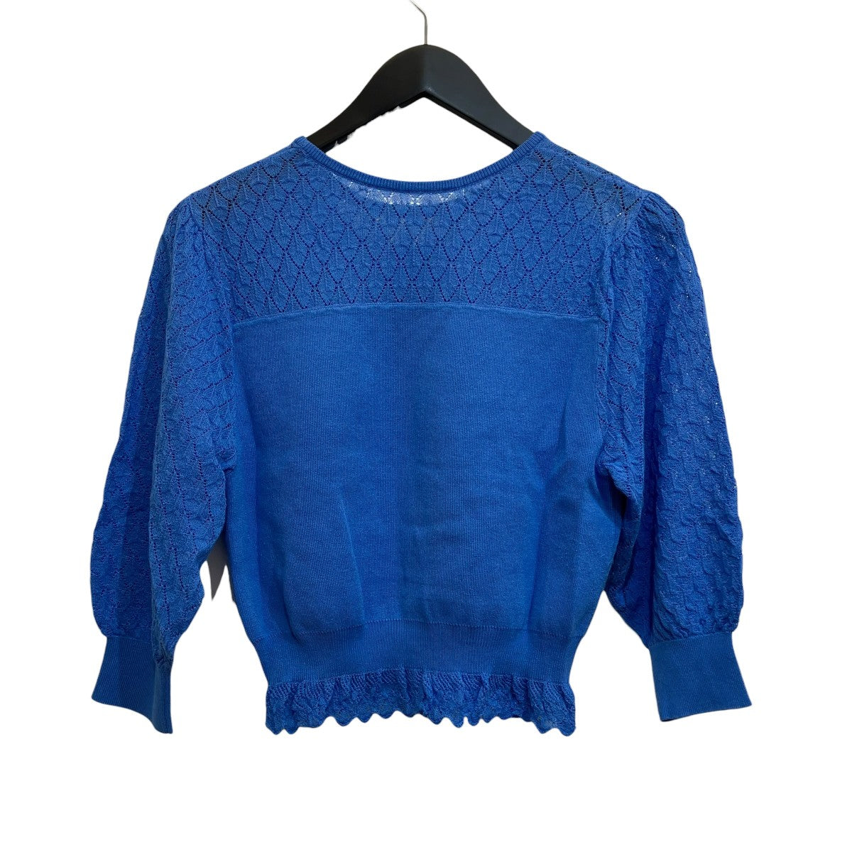 ANAYI レーシー切替プルオーバーニット102418-16-610-61-380 古着・中古-2枚目のアイテム画像