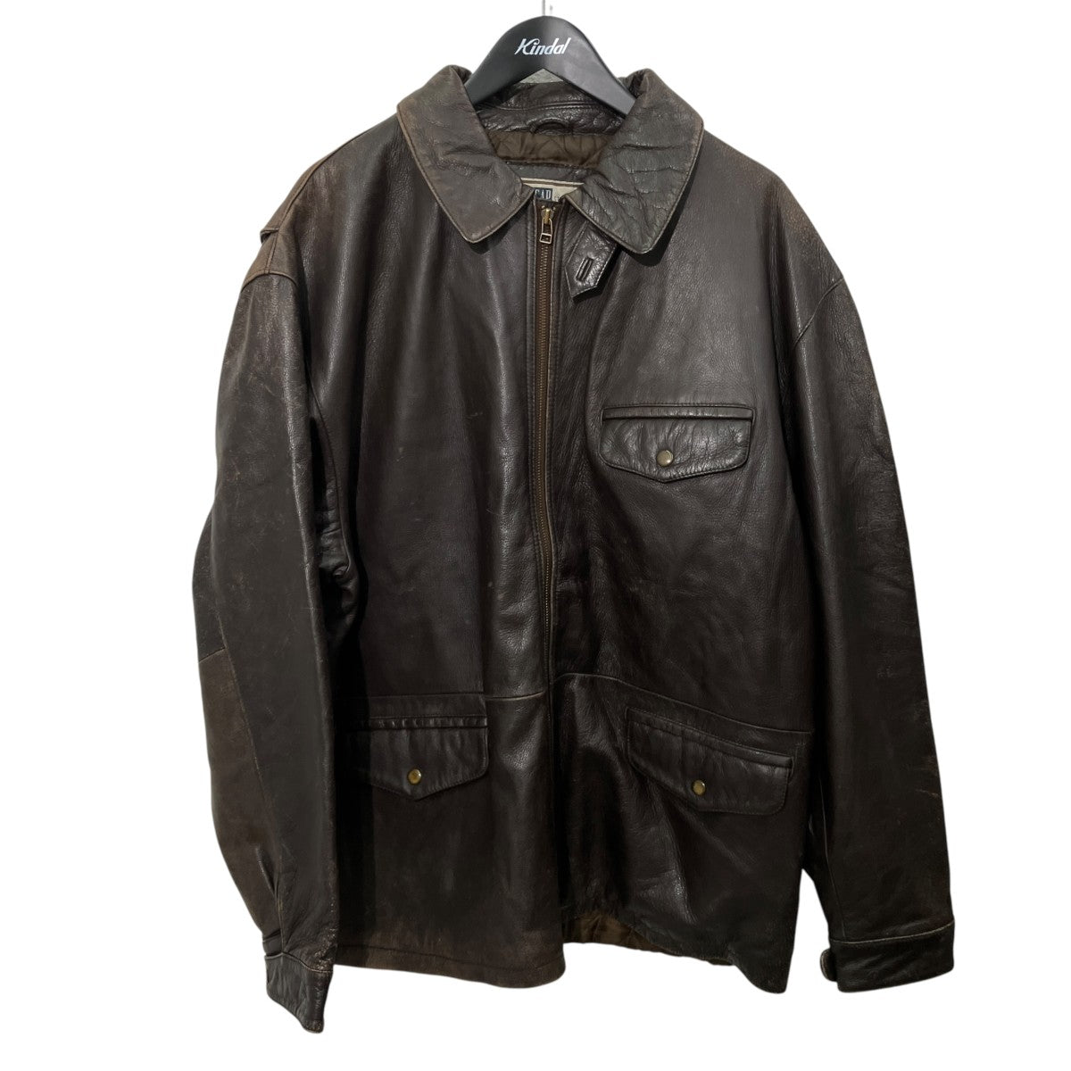 GAP 90s genuine leather premium standardレザージャケット 古着・中古-1枚目のアイテム画像