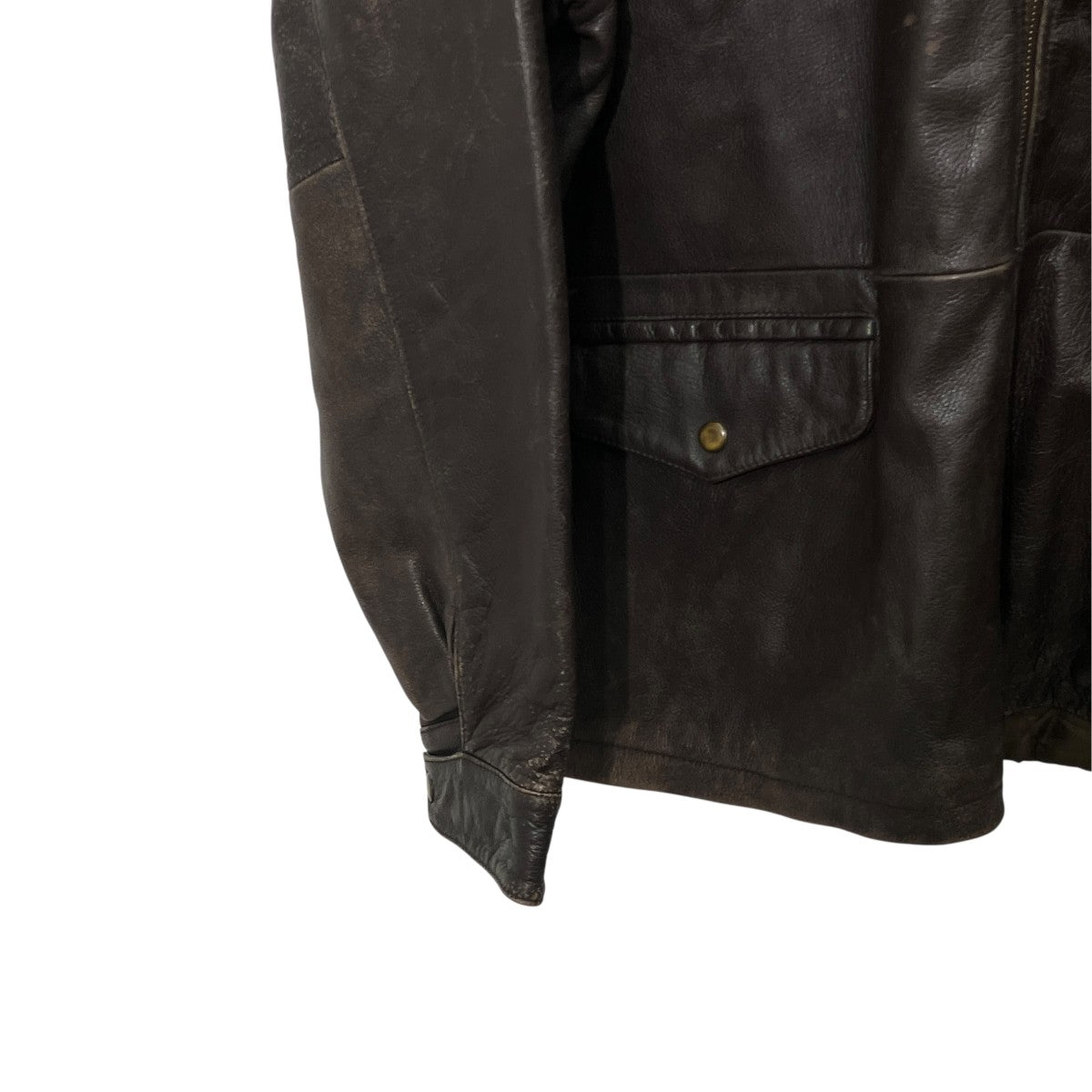 GAP 90s genuine leather premium standardレザージャケット 古着・中古-4枚目のアイテム画像
