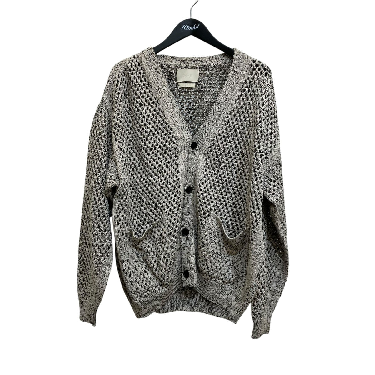 YOKE MESHED KNIT CARDIGANニットカーディガンYK22SS0345S 古着・中古-1枚目のアイテム画像