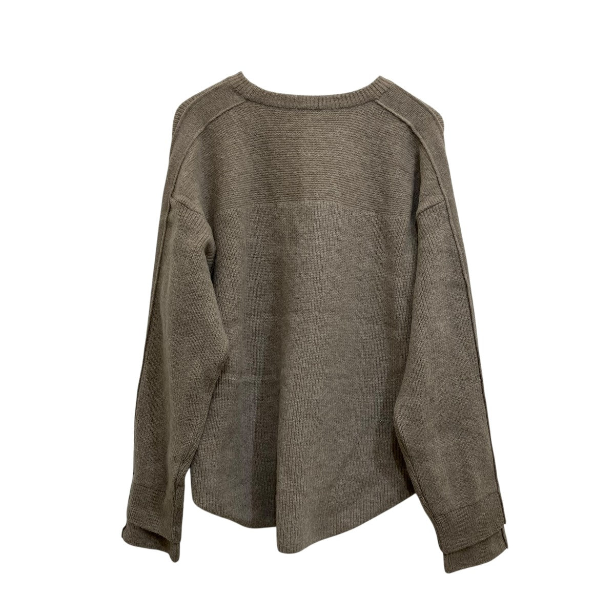 YOKE carol別注 7G ALPACA WOOL DOUBLE SLEEVES RIB KNITクルーネックニットYK20AW0179S-C 古着・中古-2枚目のアイテム画像