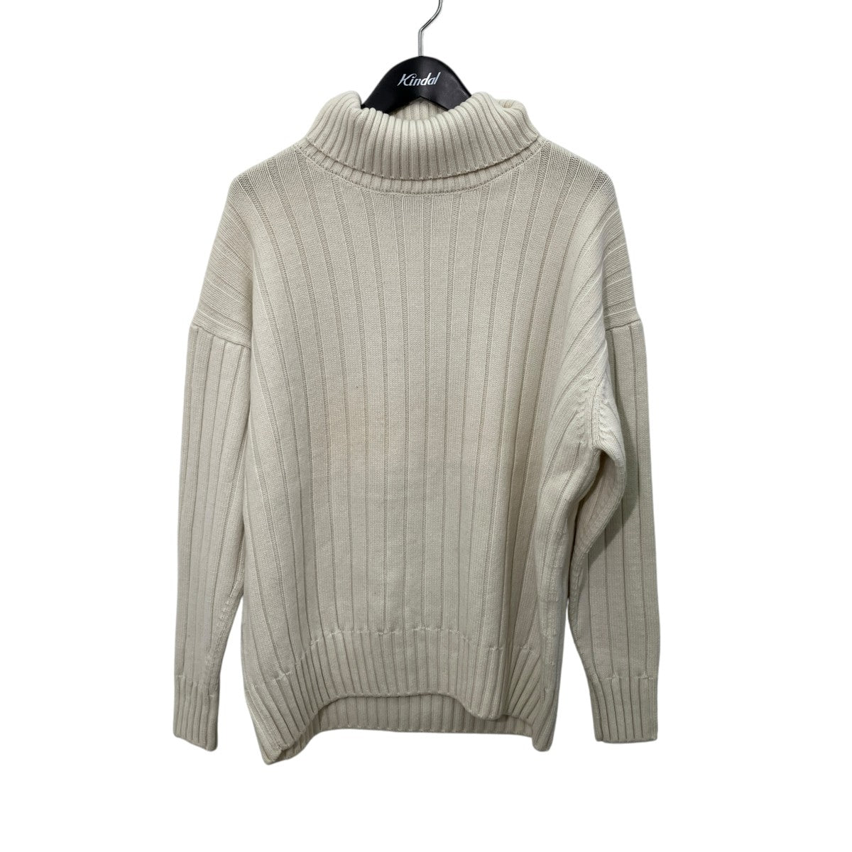 EBURE Low Gauge Cashmere Turtle Neck Pulloverタートルネックニット3610800432 古着・中古-1枚目のアイテム画像