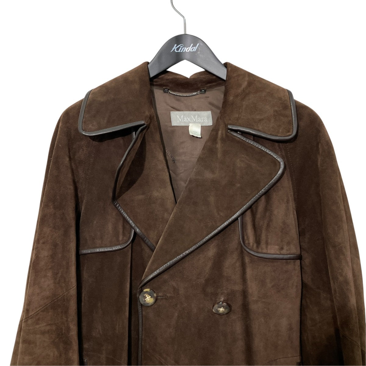 MaxMara レザーコート 古着・中古-3枚目のアイテム画像