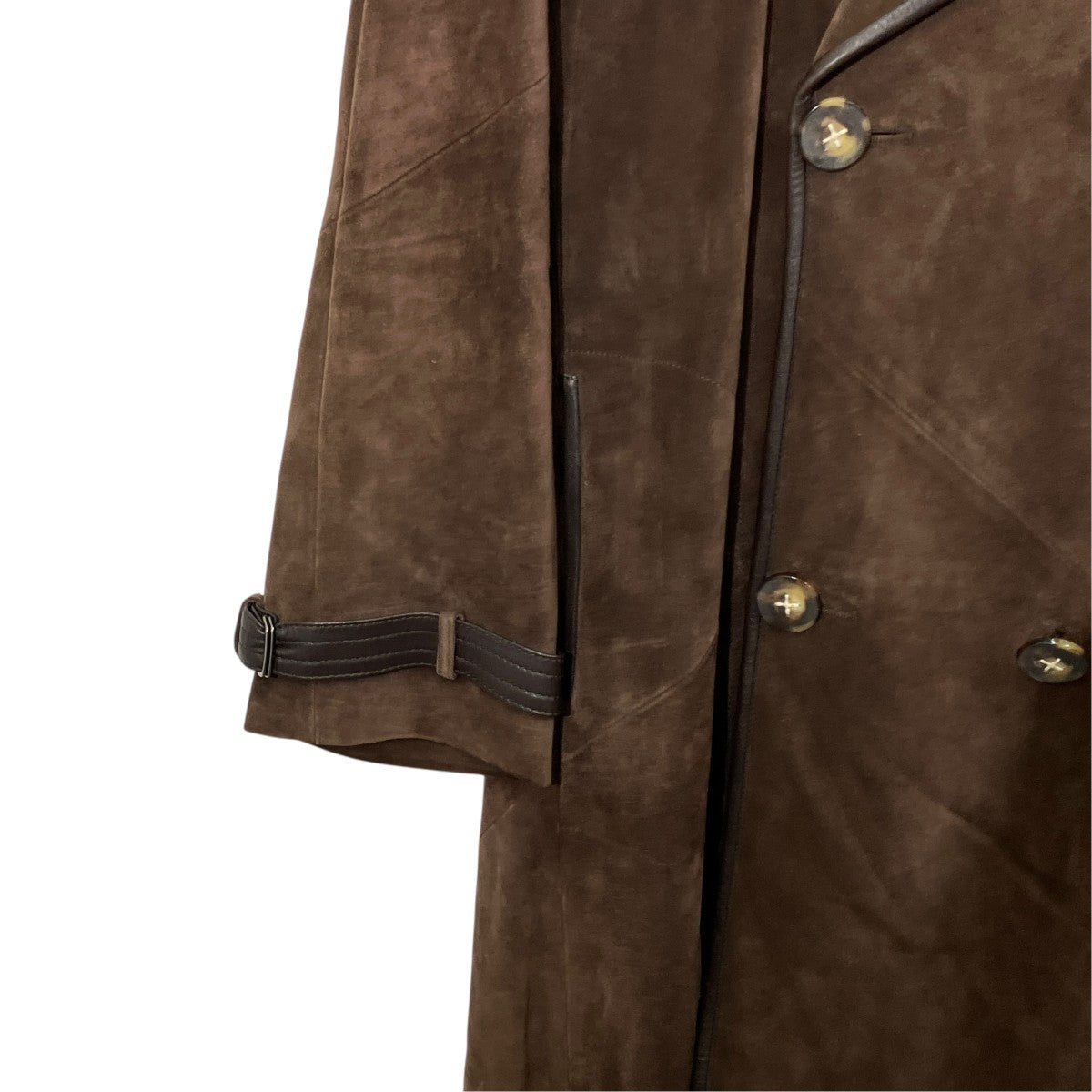 MaxMara レザーコート 古着・中古-4枚目のアイテム画像