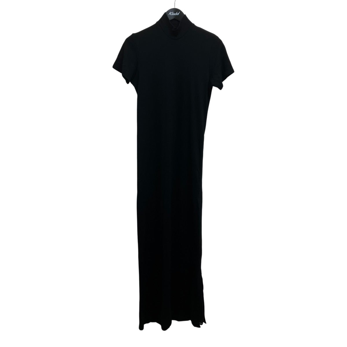 yohji yamamoto+Noir サイドジップ ハイネック半袖ワンピース 古着・中古-1枚目のアイテム画像