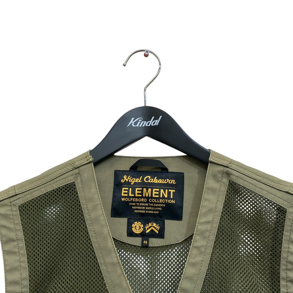 NIGEL CABOURN ELEMENTジップベストAJ022-762 古着・中古-3枚目のアイテム画像