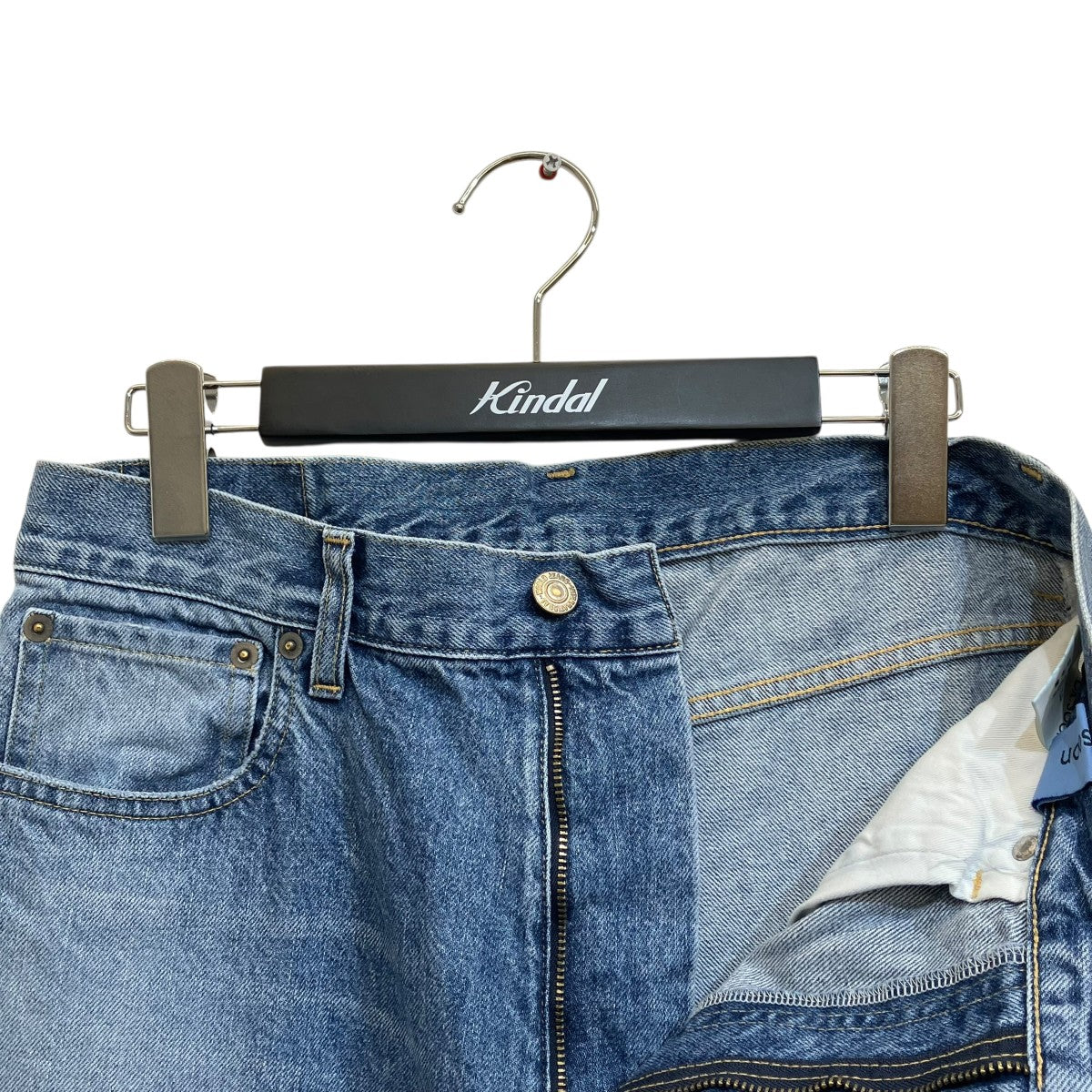 ok．soon(オクスン) original wide denim blueデニムパンツ インディゴ