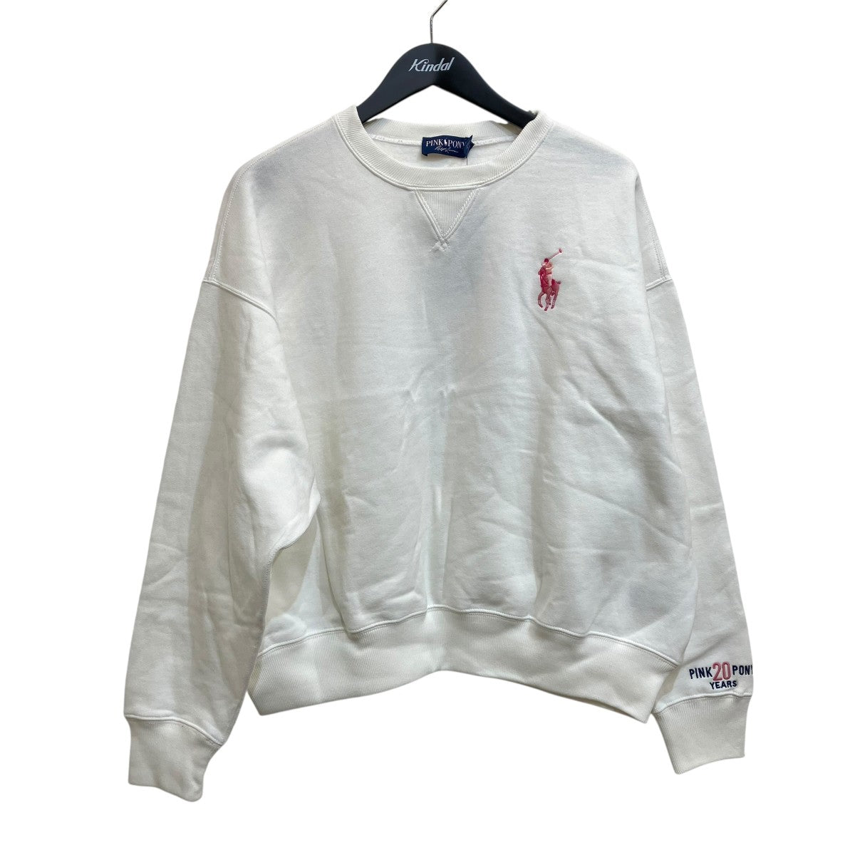 POLO RALPH LAUREN Pink Ponyクルーネックスウェット 古着・中古-1枚目のアイテム画像
