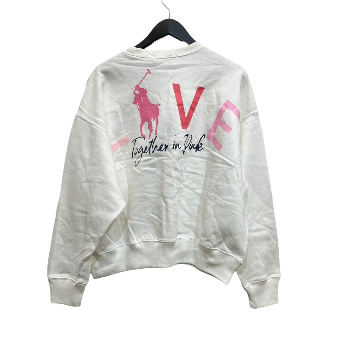 POLO RALPH LAUREN Pink Ponyクルーネックスウェット 古着・中古-2枚目のアイテム画像