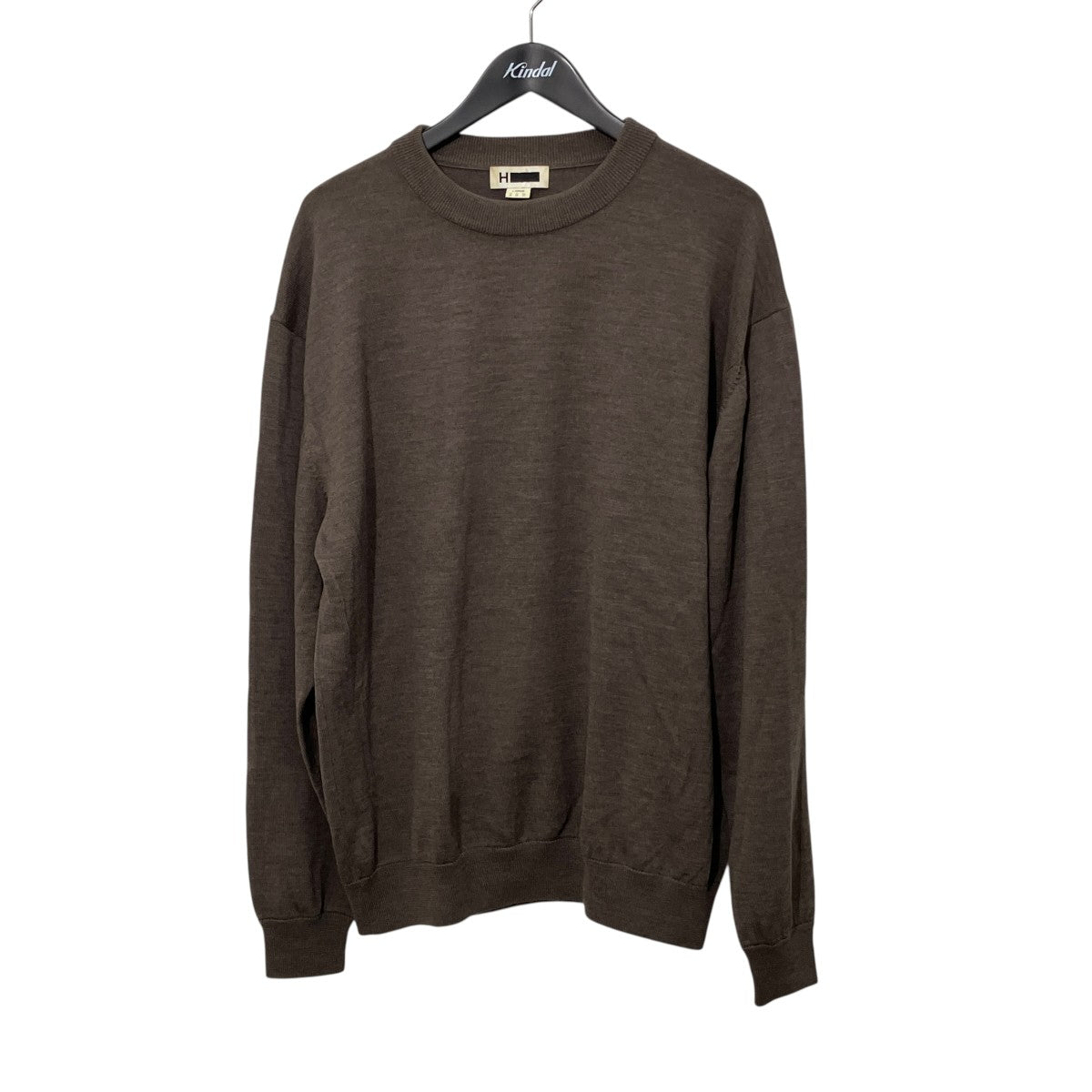 SOLID WOOL CREW NECK PULLOVER KNITクルーネックニット1213-106-3829
