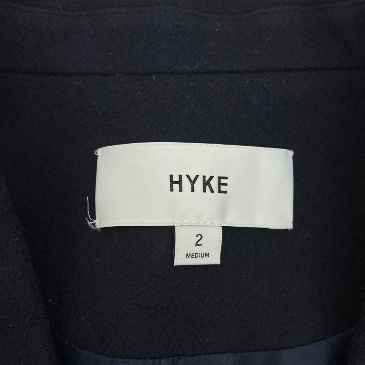 HYKE 23AWWOOL SHOP COATウールコート232-17419 029 古着・中古-5枚目のアイテム画像